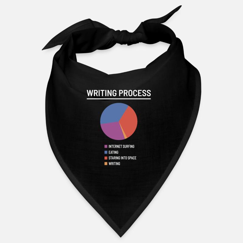 Author writer writing books gift Bandana