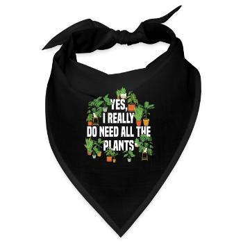 Gärtnerin Hobbygärtner Gartenarbeit - Bandana - Schwarz - Vorne