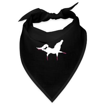 Dressur Reiten Reiten Reiter Reiten - Bandana - Schwarz - Vorne