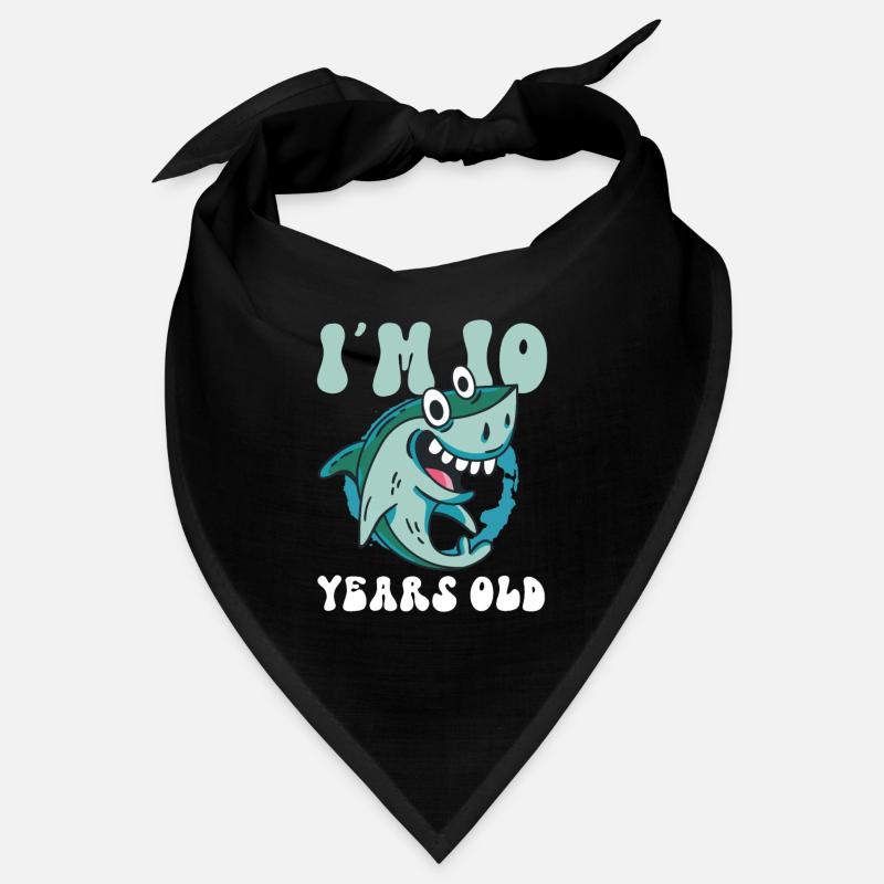 This little megalodon hunter is 10 - Bandana