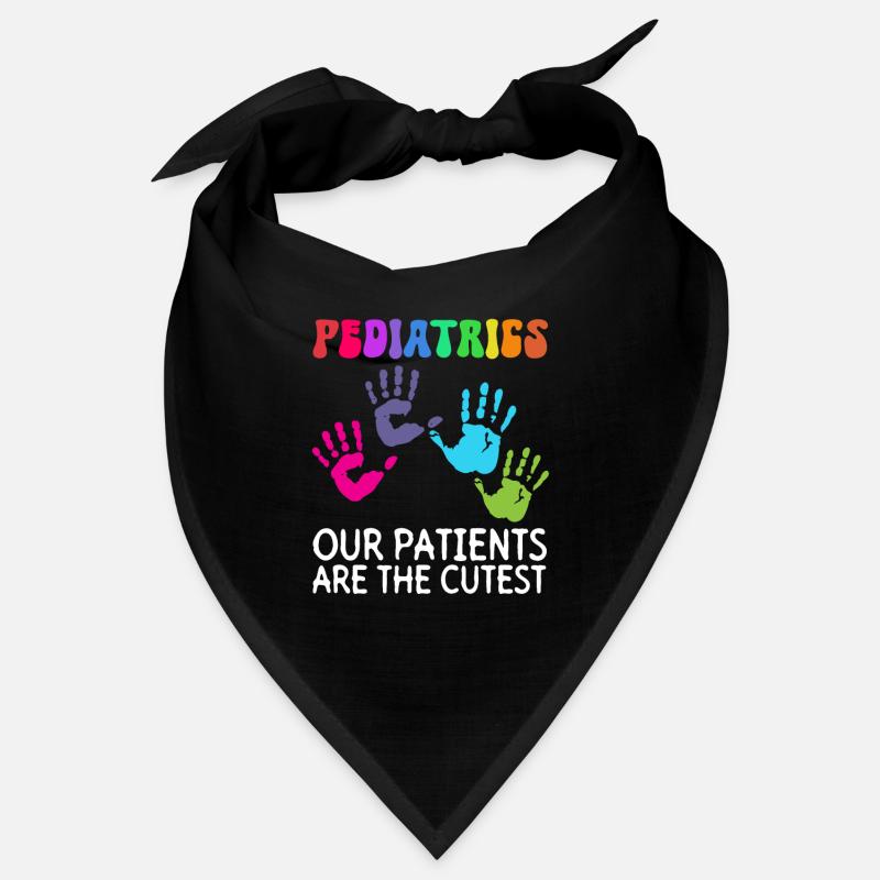 Kinder Krankenschwester Säugling Pädiatrie - Bandana - Schwarz