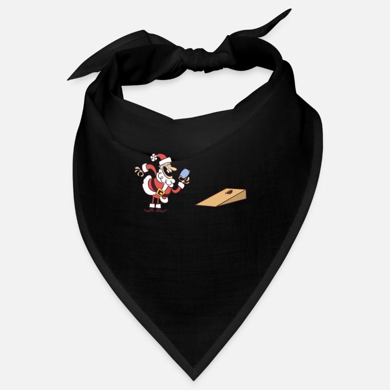 Noël des joueurs de cornhole - Drôle de trou de maïs Bandana