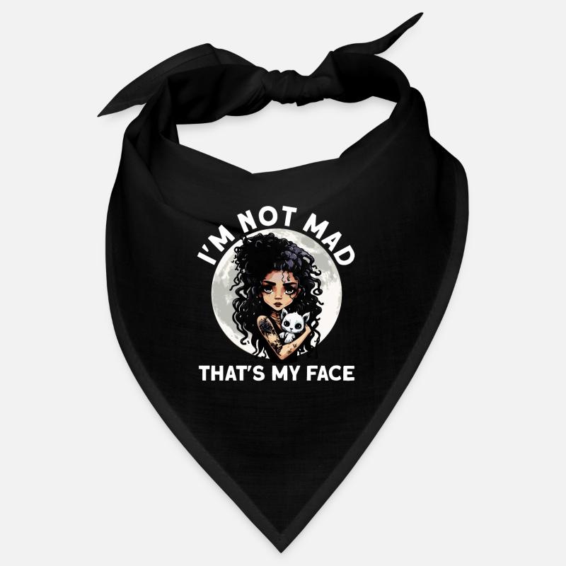 Je ne suis pas fou C’est mon visage Goth Bandana