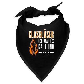Glasbläser - Ich Mach's Kalt Und Heiß - Glasbläser - Bandana - Schwarz - Vorne