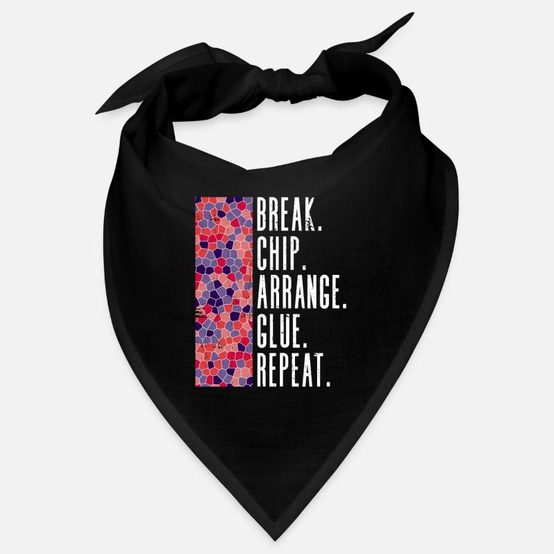 Pause. Chip. Arrange. Glue. Try again. -Chip Bandana