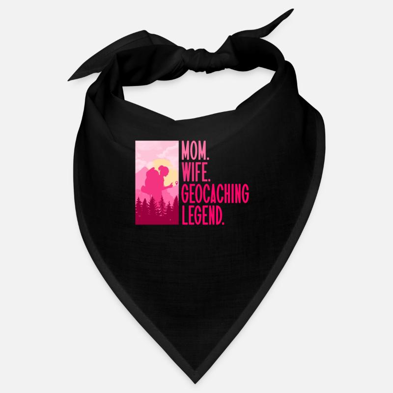 Mutter. Ehefrau. Geocaching-Legende. - Geocaching Bandana