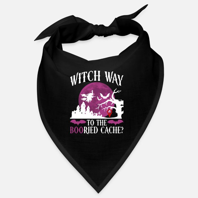 Witch's way to BOOried Cache? - Geocaching Geocacher Bandana