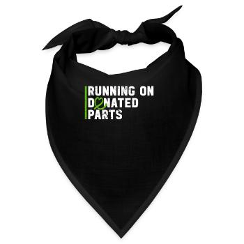 Organspender Organtransplantation Organspende - Bandana - Schwarz - Vorne