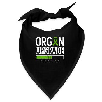 Organspender Organtransplantation Organspende - Bandana - Schwarz - Vorne