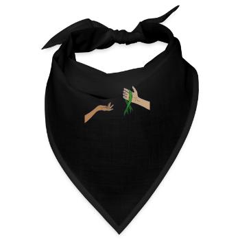 Organspender Organtransplantation Organspende - Bandana - Schwarz - Vorne