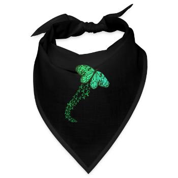 Organspender Organtransplantation Organspende - Bandana - Schwarz - Vorne