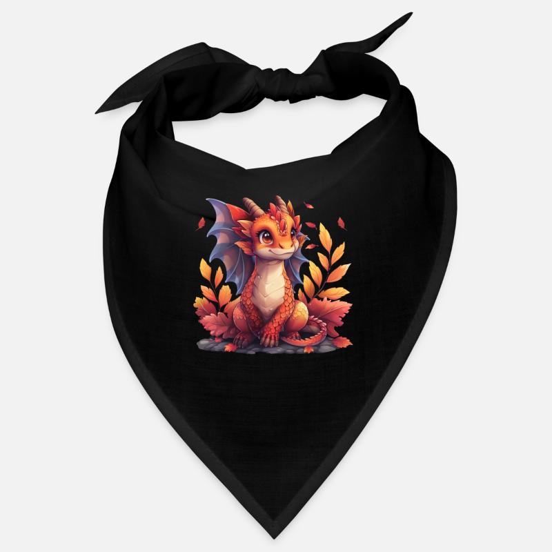 Drache Thanksgiving Herbst Kinder Bandana