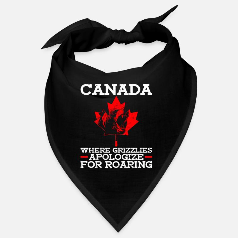 Grizzli Ours brun du Canada Bandana