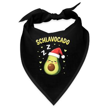 Schlavocado Offiziell Schlafanzug Schlaf - Bandana - Schwarz - Vorne