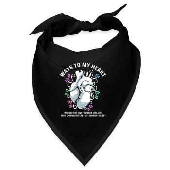 MFA Medizin Mediziner - Bandana - Schwarz - Vorne