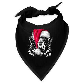 LANDSEER Weihnachten Mütze Wilsigns Geschenk - Bandana - Schwarz - Vorne