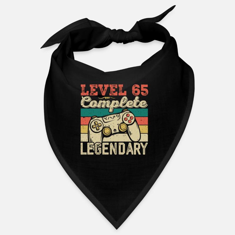 Level 65 Complete, 65th Birthday Gift Bandana