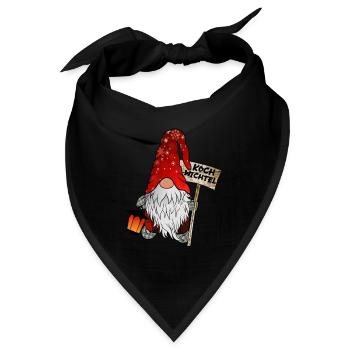 Koch Wichtel Weihnachtsgnom - Bandana - Schwarz - Vorne