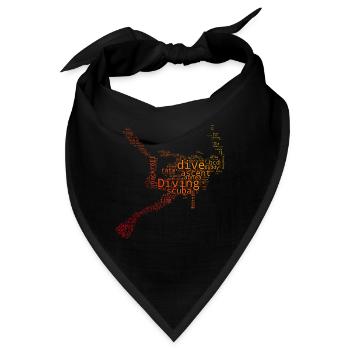 Scuba Diver Scuba Taucher Scuba Tauchen - Bandana - Schwarz - Vorne