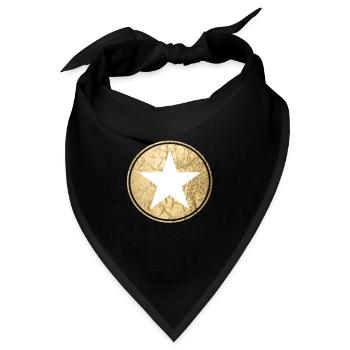 cooles t-shirt Stern Walk of Fame Geschenkidee - Bandana - Schwarz - Vorne