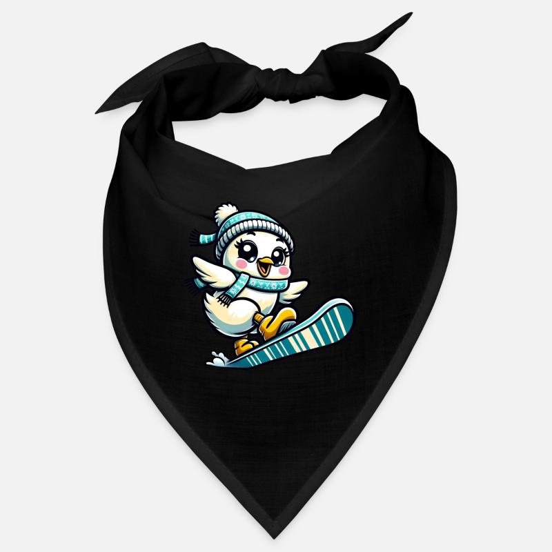Chicken Chick Snowboard Winter Bandana
