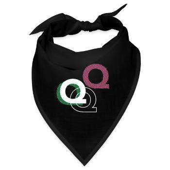 Q - Bandana - Schwarz - Vorne
