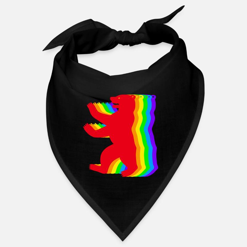 Berliner Regenbogen Bären Bandana