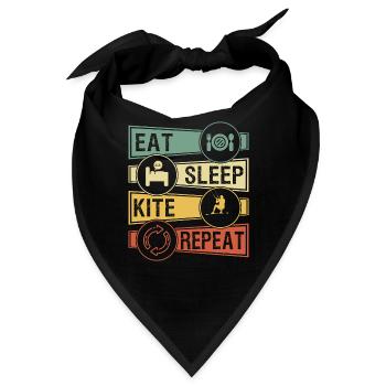 Kiter - Bandana - Schwarz - Vorne