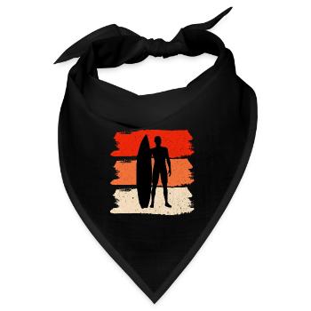 Surfing - Bandana - Schwarz - Vorne
