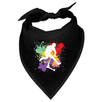 Freestyle-Roller - Bandana - Schwarz - Vorne