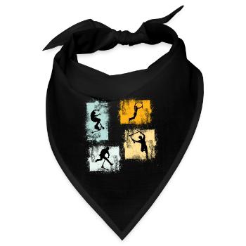 Freestyle-Roller - Bandana - Schwarz - Vorne