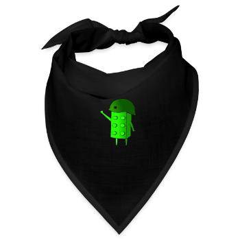 Güner Baustein - Bandana - Schwarz - Vorne