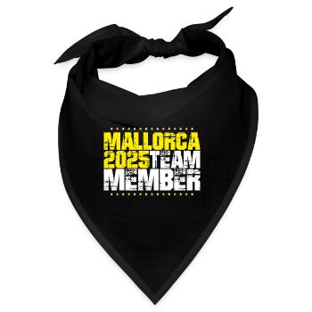 Mallorca 2025 Team - Bandana - Schwarz - Vorne