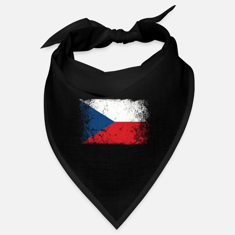 République tchèque Drapeau tchèque Vintage Bandana