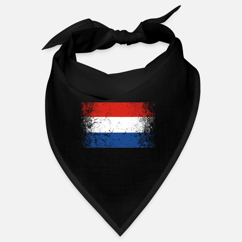 Pays-Bas Drapeau néerlandais Vintage Bandana