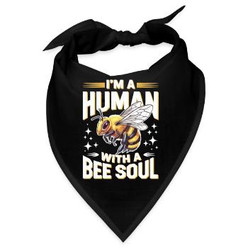 Honigbiene Imker Bienen Biene - Bandana - Schwarz - Vorne