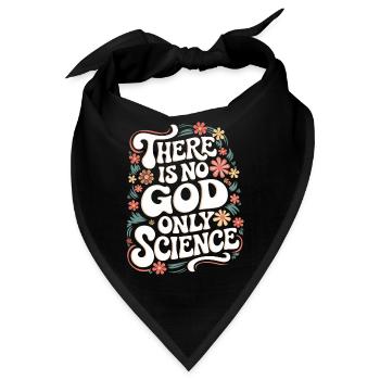 Atheismus Atheist Anti-Religion Agnostiker - Bandana - Schwarz - Vorne