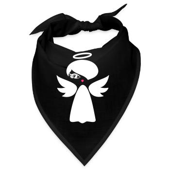 Engelchen - Bandana - Schwarz - Vorne