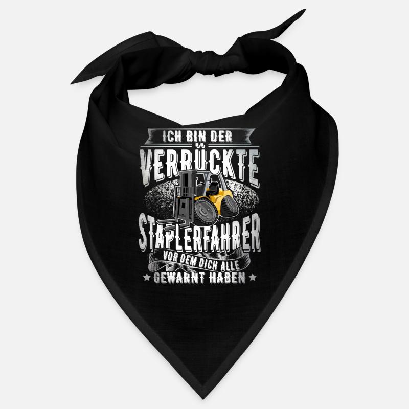 Staplerfahrer - Bandana - Schwarz