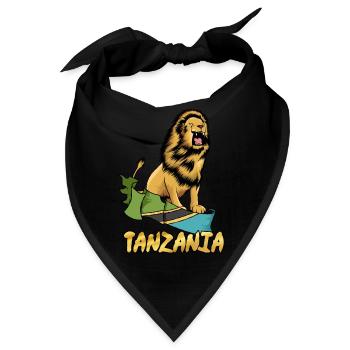 Tansania - Bandana - Schwarz - Vorne