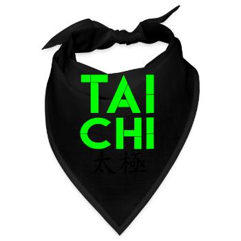 Ich liebe Tai Chi, Tai Chi, Tai Chi Hoodies, Tai Chi - Bandana - Schwarz - Vorne