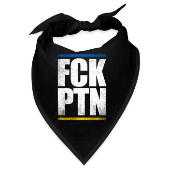 FCK PTN - Bandana - Schwarz - Vorne