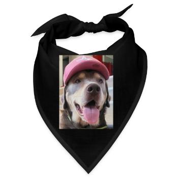 The Charlie Dog - Bandana - Schwarz - Vorne