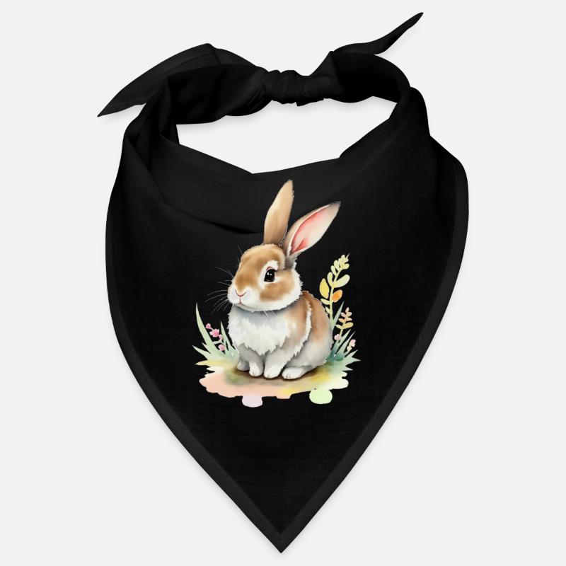 süßes Häschen - Bandana - Schwarz