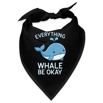ALLES WAL IST OKAY - Bandana - Schwarz - Vorne
