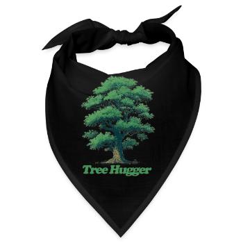 Baum-Umarmer - Bandana - Schwarz - Vorne