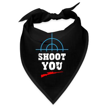 Shoot You - Sniper - Bandana - Schwarz - Vorne