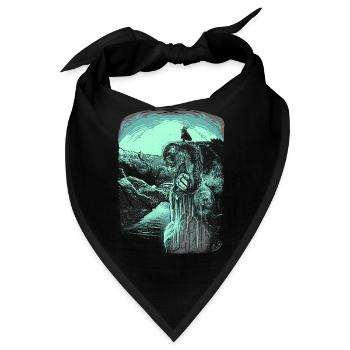 Preikestolen - Troll - Norwegen - Bandana - Schwarz - Vorne