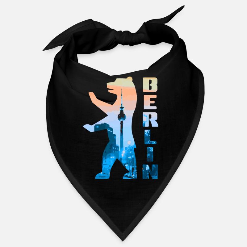 Silhouette d’ours de Berlin Bandana
