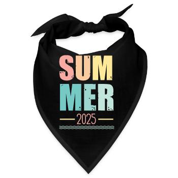 Summer 2025 - Bandana - Schwarz - Vorne